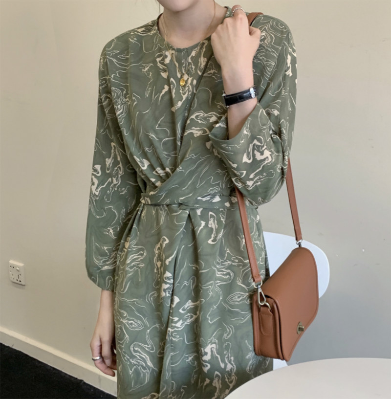 Đầm Hoa Phong Cách Retro Hàn Quốc Xinh Xắn Cho Nữ | BigBuy360 - bigbuy360.vn