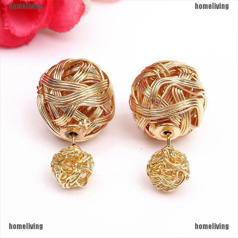 [homeliving] Khuyên Tai Hạt Ngọc Trai Hai Mặt