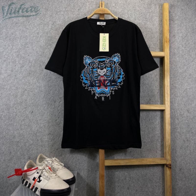Áo Thun Thêu Chải Kỹ Thuật Cao Cấp Kenzo