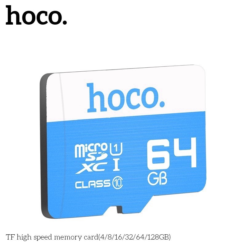 ✔HÀNG CHÍNH HÃNG✔Thẻ Nhớ Micro SD HOCO Real 40-100MB/S Class 10 Dung Lượng 128GB 64GB 32GB 16GB 8GB 4GB-BẢO HÀNH 12T