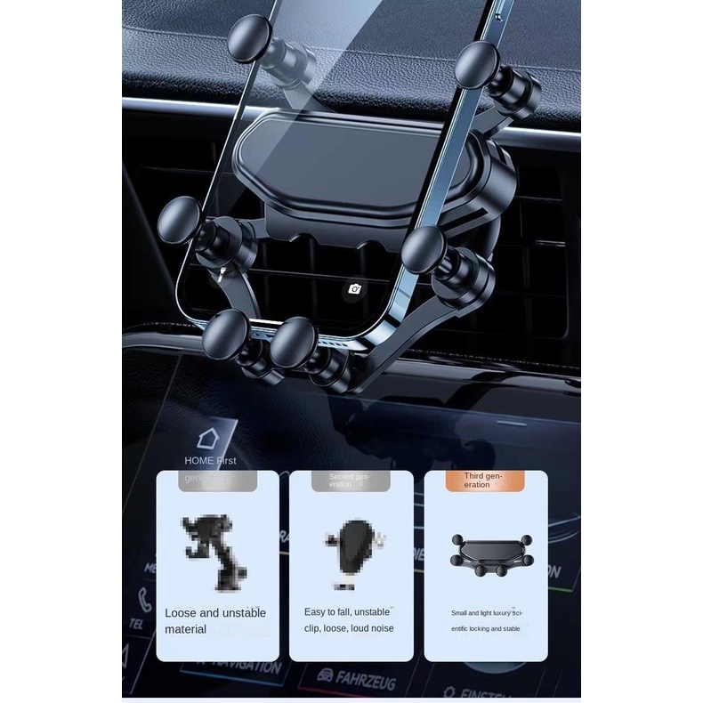 Giá Đỡ Điện Thoại Chống Rung Lắc Gắn Lỗ Thông Gió Xe Hơi