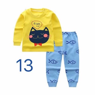 Bộ cotton 13 mẫu cho bé
