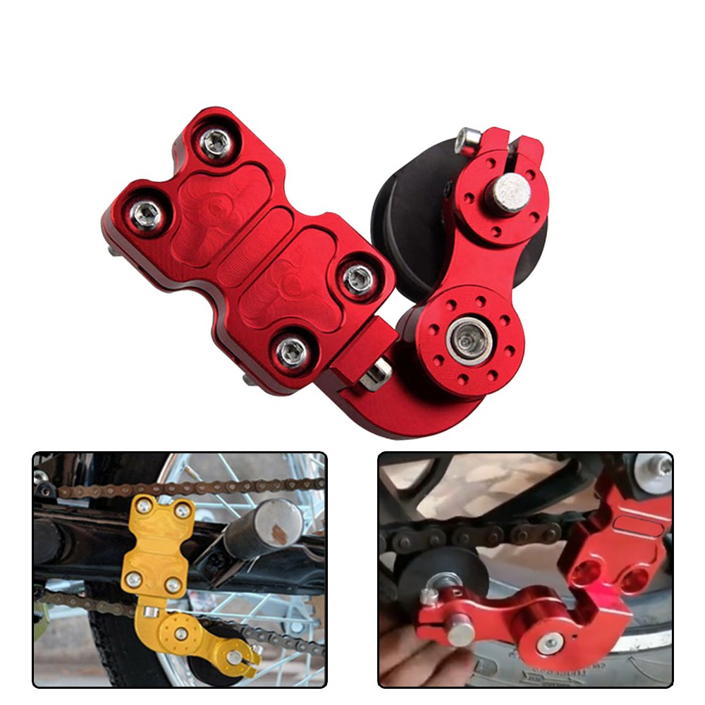 Con Lăn Điều Chỉnh Xích Xe Máy Bằng Nhôm