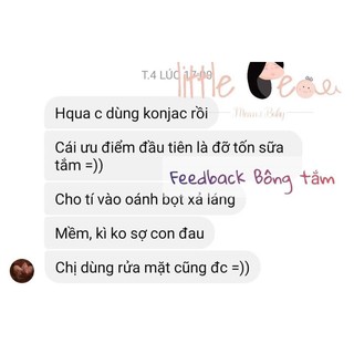 Bông tắm Konjac Murmur cho bé 0m+ Hàn Quốc