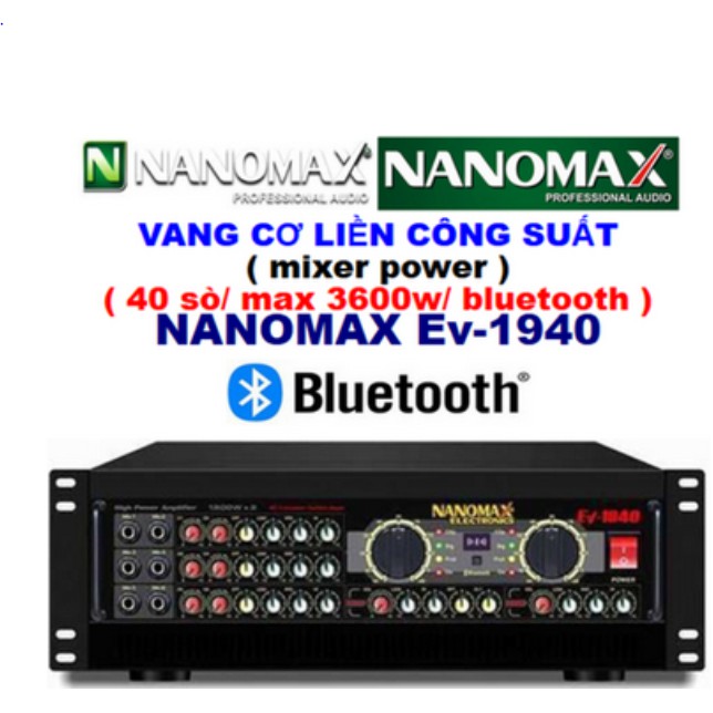 VANG LIỀN CÔNG SUẤT NANOMAX Ev-1940