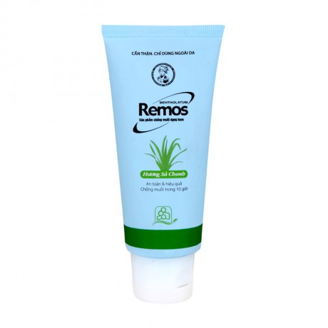 Kem bôi chống muỗi hương sả chanh Remos (70g)