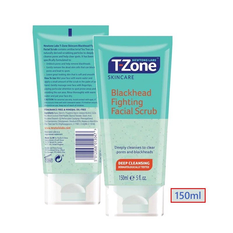 Tẩy Da Chết Ngừa Mụn Đầu Đen Newtons Labs T-Zone Blackhead Fighting Facial Scrub 150ml