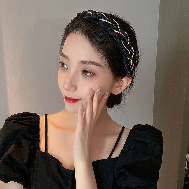 Băng Đô Đính Đá Lấp Lánh Phong Cách Mùa Hè Mới 2022 Cho Nữ