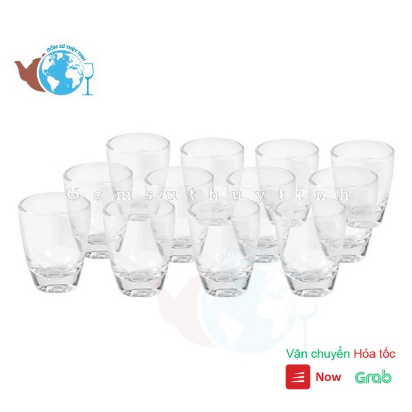 Bộ 6 ly thủy tinh nhỏ tiện dụng