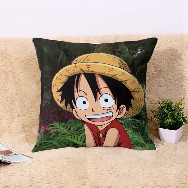 Vỏ Gối In Hình Nhân Vật Luffy Trong One Piece