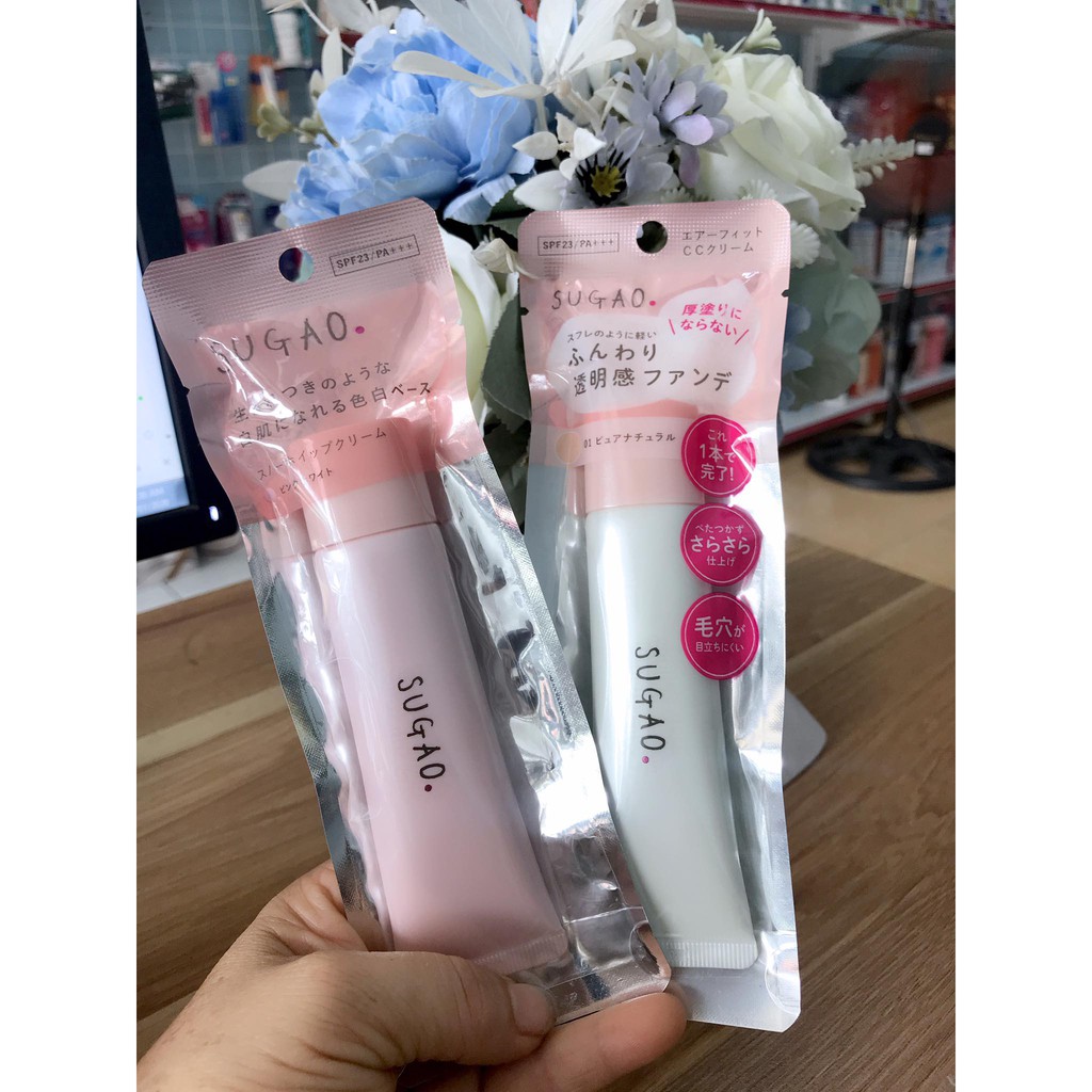 Kem Nền Sugao CC Cream Sugao Air Fit CC Cream ( hàng nội địa nhật ) 25g