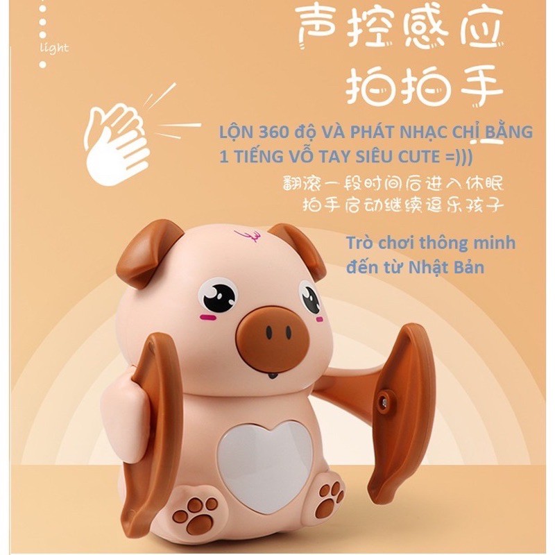 ĐỒ CHƠI KHỈ CẢM ỨNG NHÀO LỘN 360• phát nhạc