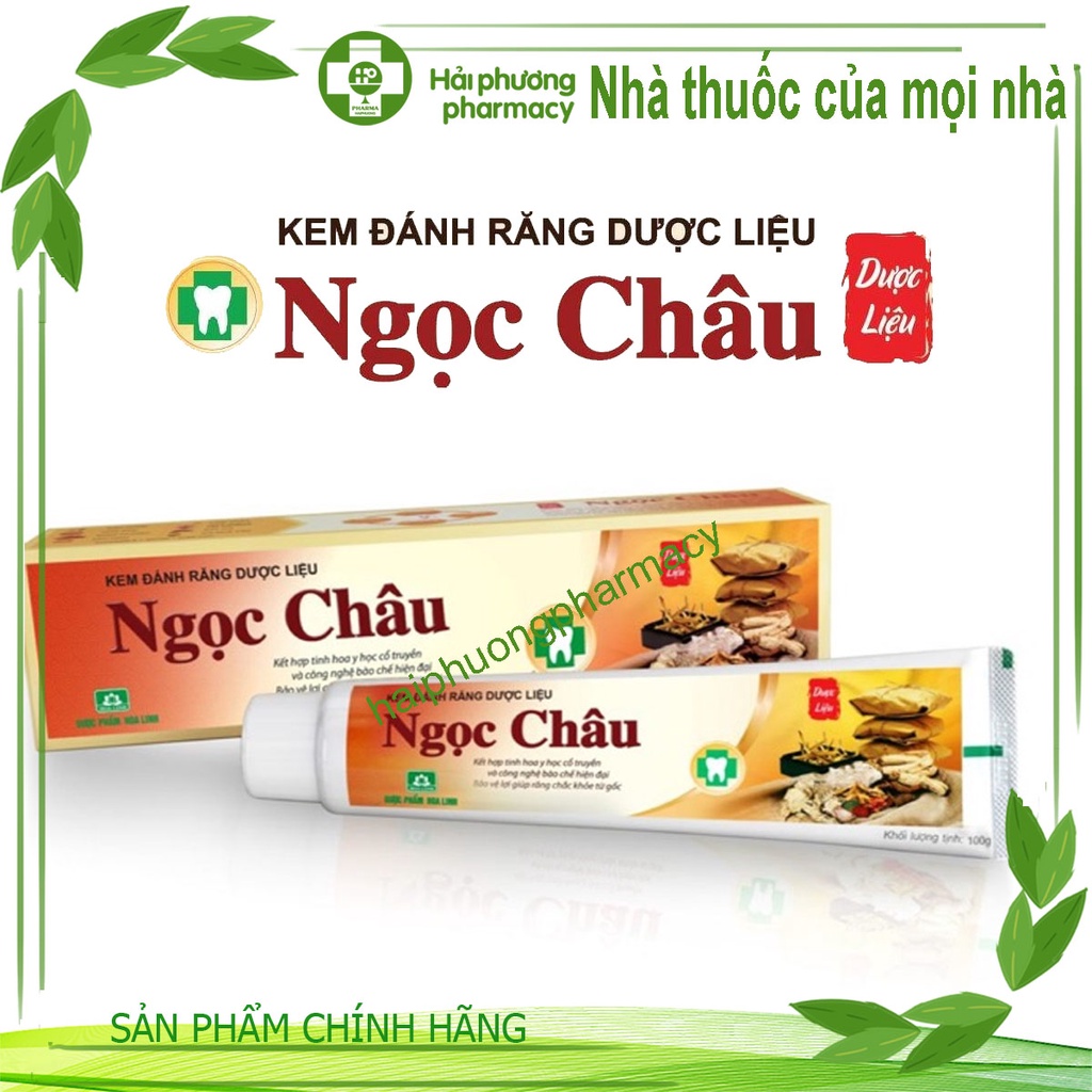 Kem đánh răng dược liệu Ngọc Châu 170g