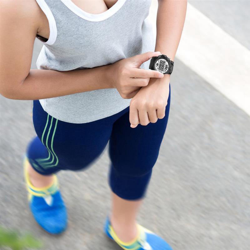 Lenovo 2 Pcs C2 Smart Watch Fitness Tracker Heart Rate Monitor Waterproof Bluetooth Smart Watch Black & Blue