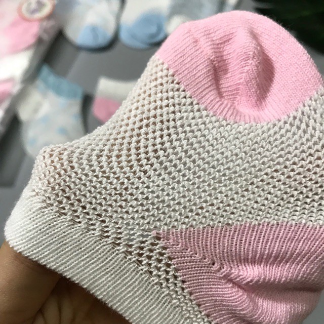 Set 5 đôi tất lưới baby sock cho bé .