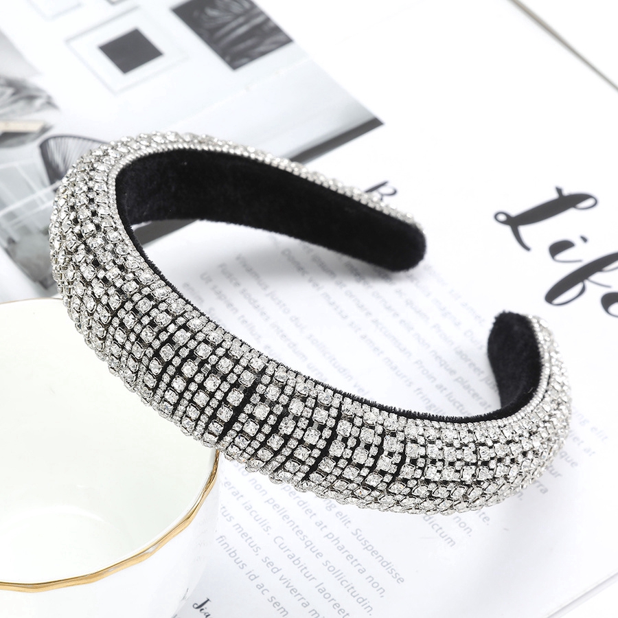 Cài tóc đính đá lấp lánh phong cách Hàn Quốc