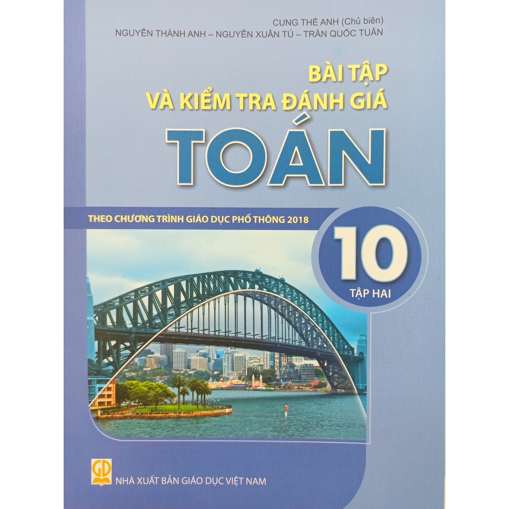 Sách - Bài tập và kiểm tra đánh giá Toán lớp 10 tập 2 (HEID)