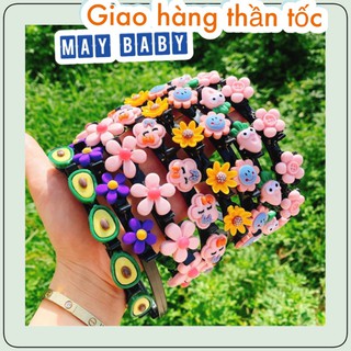 Bờm Kẹp Tóc Hàn Quốc Cho Bé Tạo Độ Phồng cho tóc Hình hoa quả Hot Tiktok