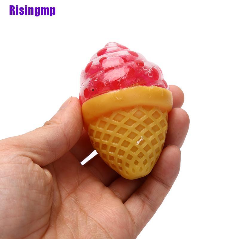 1 Đồ Chơi Xốp Squishy Giảm Stress Hình Cây Kem Ốc Quế Dễ Thương Cho Bé