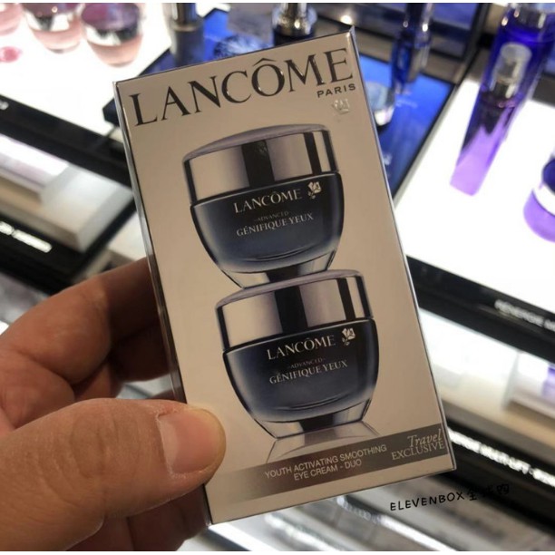 (Hàng Mới Về) Set 2 Lọ Tinh Chất 15ml Lancome Chăm Sóc Da Mắt