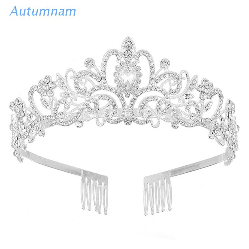 Vương Miện Đính Đá Pha Lê AB Hình Vương Miện Dành Cho Nữ