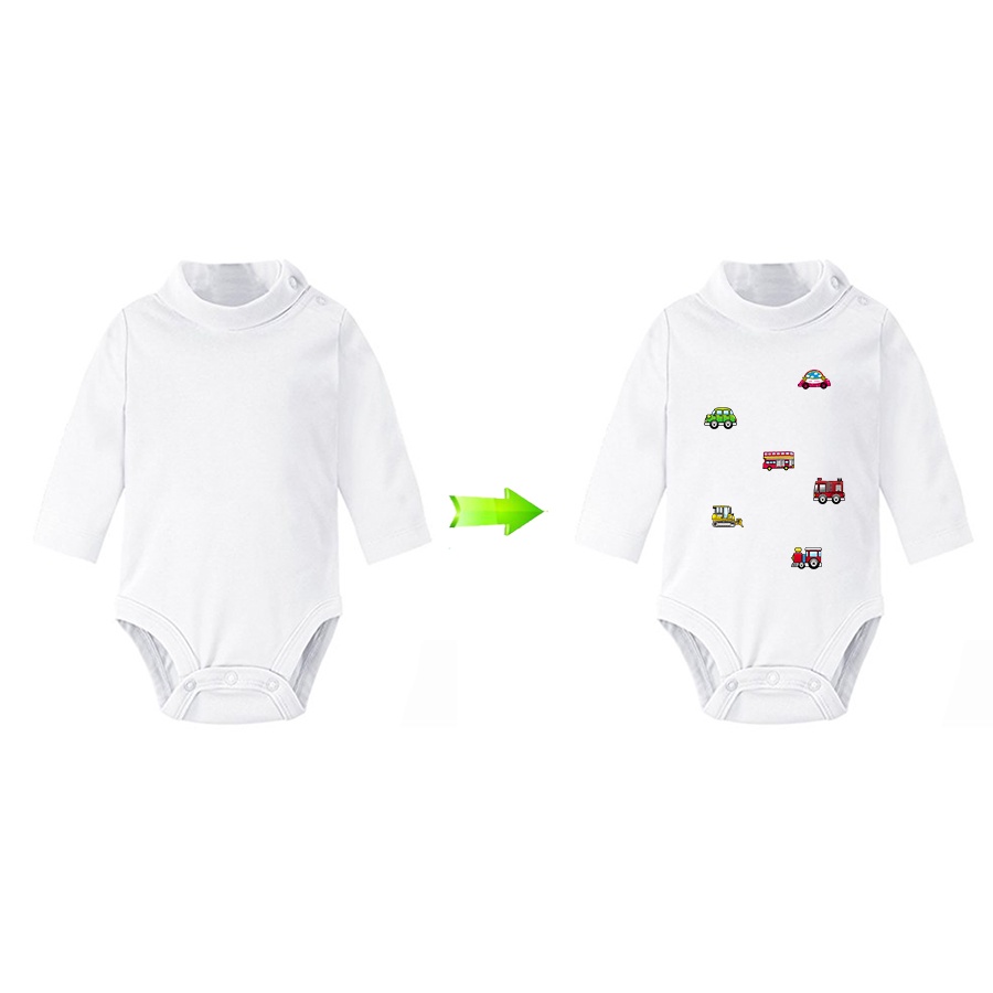 Set 11 Miếng Dán Ủi Trang Trí Xe Hơi Mini DIY Có Thể Rửa Sạch Cho Bé Trai