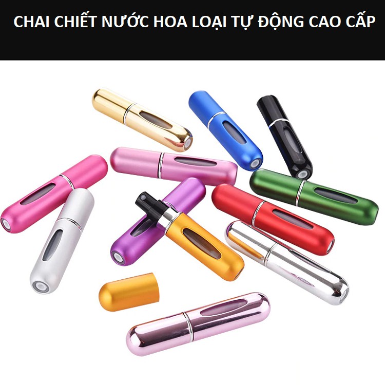 Chai Chiết Nước Hoa, Lọ Chiết Nước Hoa Tự Động Dạng Xịt - Rất Đẹp - Sang Trọng