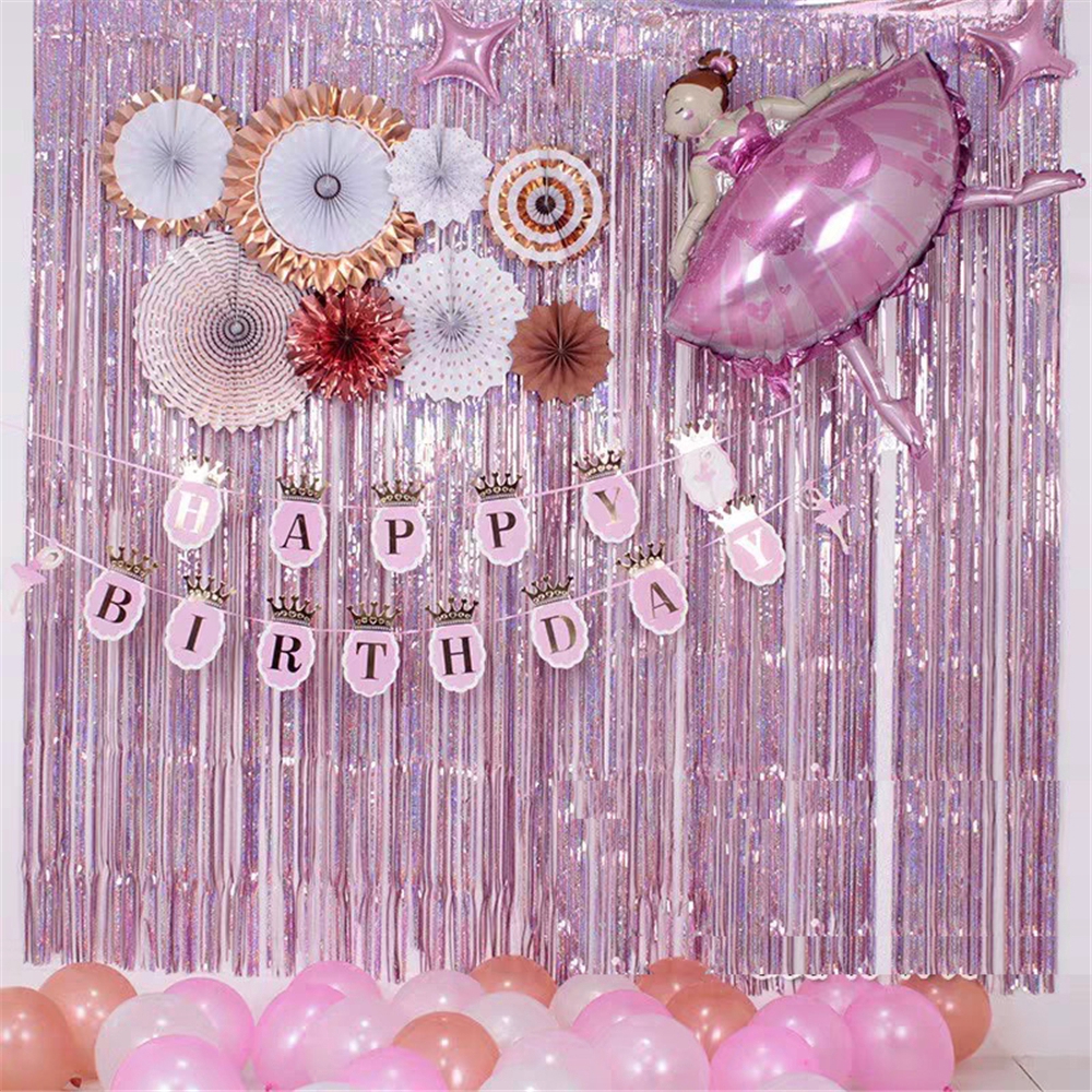 Dây Treo Trang Trí 1/2/3m Màu Cầu Vồng Chất Lượng Cao