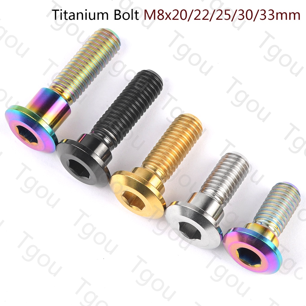 Bu Lông M8x20 / 22 / 25 / 30 / 33mm Bằng Titan Cho Xe Mô Tô Suzuki Yamaha