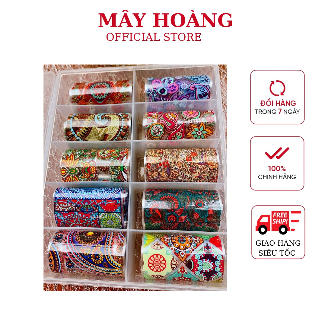 Foi dán móng thổ cẩm cực xinh