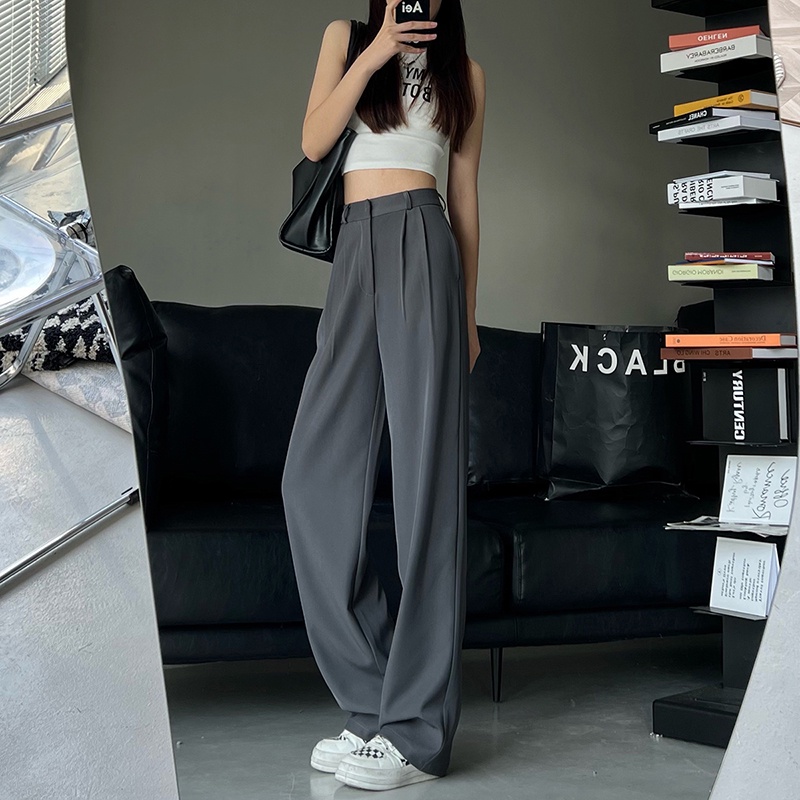 Quần Dài Ống Rộng Thời Trang Mùa Hè Dễ Phối Đồ Cho Nữ