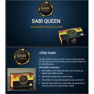 Bộ đặt phụ khoa SABI QUEEN NCT3