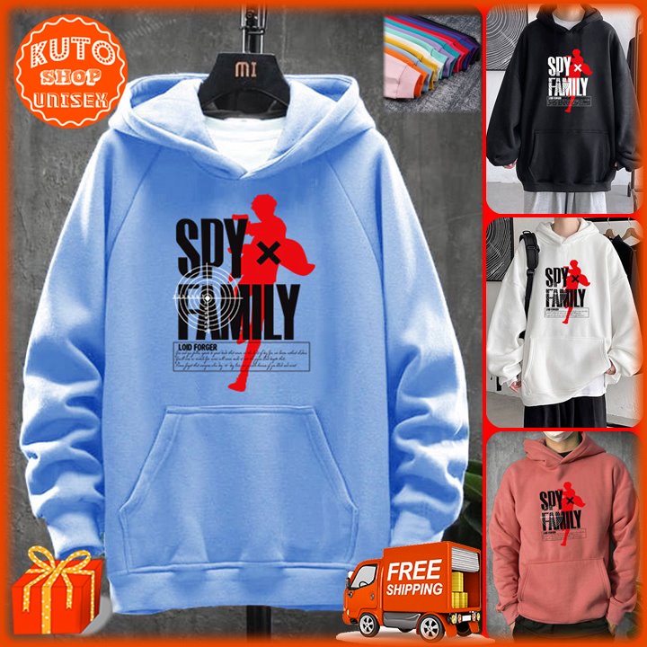 ÁO HOODIE SPYxFAMILY - In Pet Siêu Bền Siêu Đẹp - Full Size Full Màu