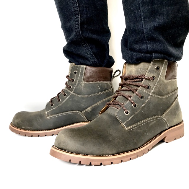 Giày boots nam TEFOSS HN612 da thật size 38-43 | BigBuy360 - bigbuy360.vn