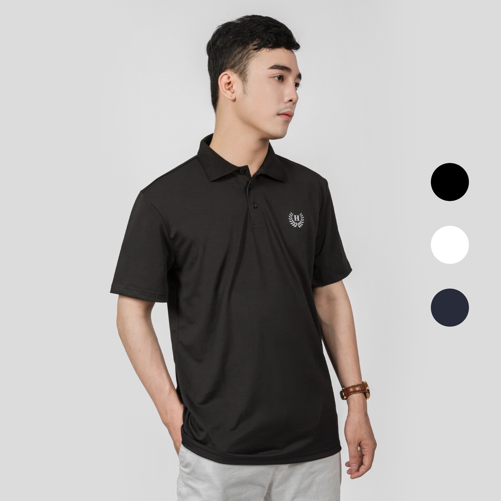Áo thun nam có cổ tay ngắn, áo polo nam LUX chống nhăn HIDDLE | BigBuy360 - bigbuy360.vn