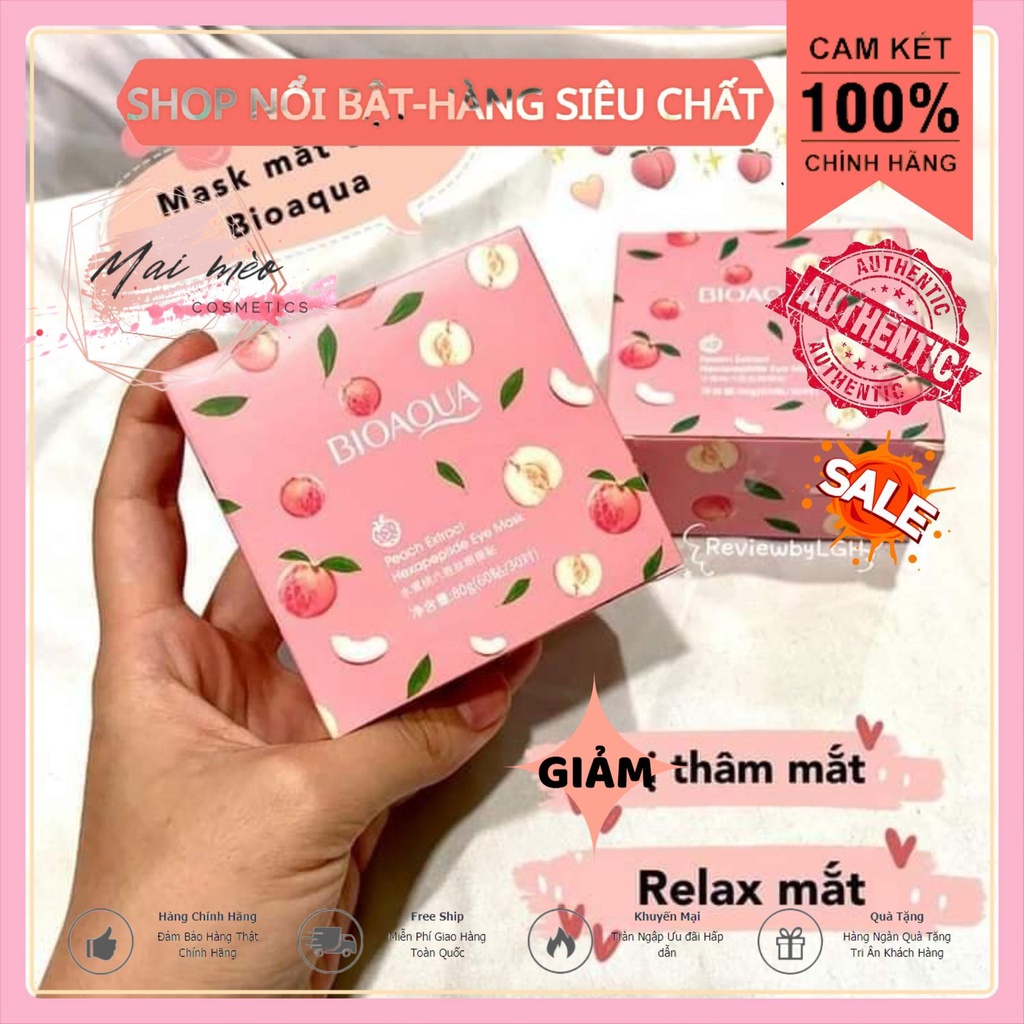 Mặt nạ mắt, mặt nạ môi bioaqua set 60 miếng | BigBuy360 - bigbuy360.vn