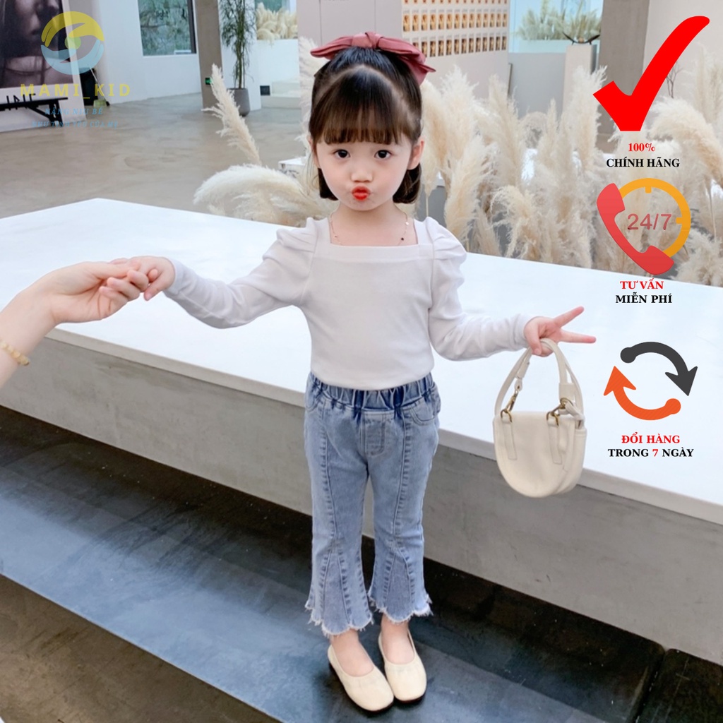 áo thun trẻ em tay dày thu đông, chất liệu 100% cotton mềm đẹp, size đến 35kg Mami Kid