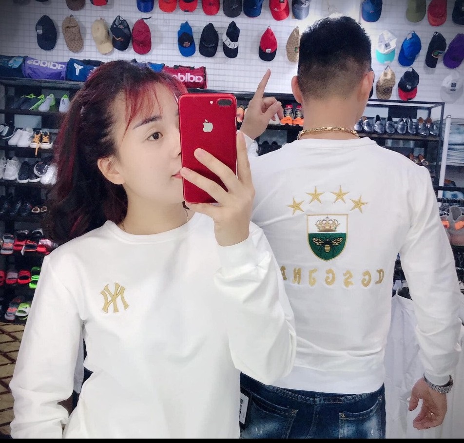 Áo Thun Nam Nữ Thu Đông Họa Tiết Đẹp Cá Tính  - Chất Liệu Nỉ Cao Cấp Loại 1 [Tặng tất khử mùi] - Full Size - TD11 - HQ F | BigBuy360 - bigbuy360.vn