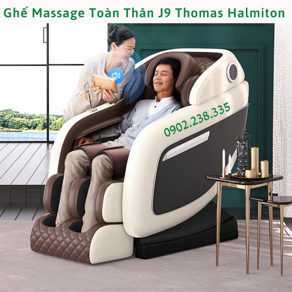 Ghế Massage Toàn Thân J9 Cao Cấp - Ghế Matxa Trị Liệu Đa Điểm - Màn Hình LCD Cảm Ứng - Nhiệt Hồng Ngoại