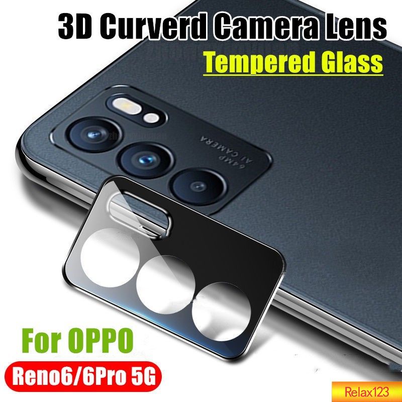 Kính cường lực camera OPPO Reno 6 5G Reno 5 Reno5 Reno 4 Reno 4 pro viền đen loại xịn