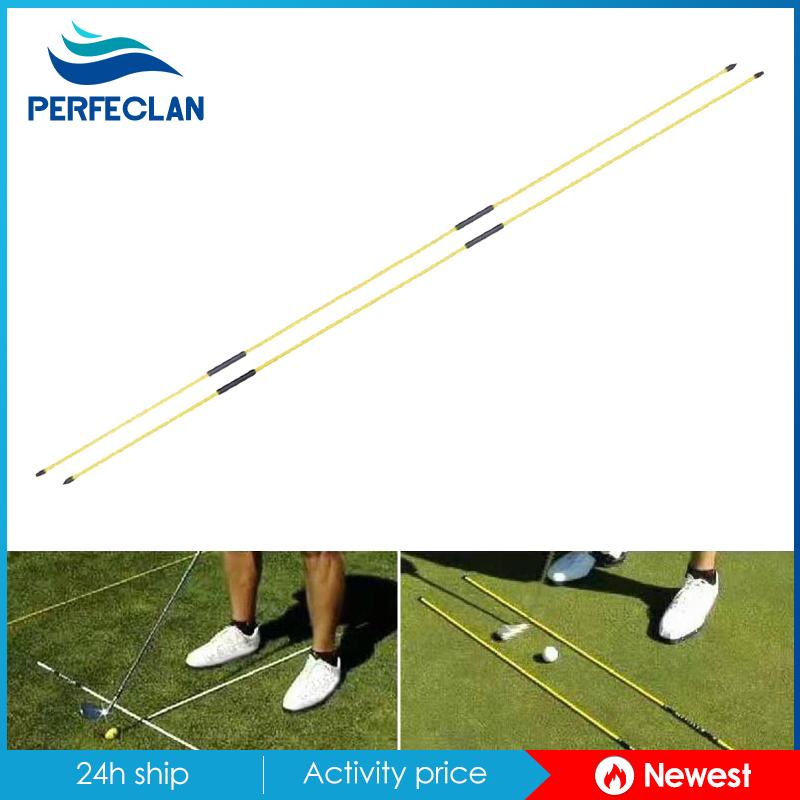 Set 2 Gậy Đánh Golf Luyện Tập Màu Đỏ