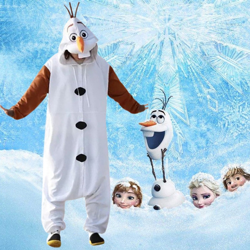 Bộ Đồ Hóa Trang Người Tuyết Trong Phim Frozen 2 Cho Người Lớn Và Trẻ Em