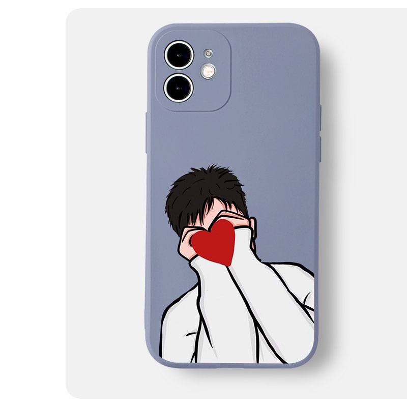 Ốp lưng IPhone cặp đôi trái tim cạnh vuông 6/6plus/6s/6splus/7/7plus/8/8plus/x/xr/xs/11/12/13/14/pro/max/plus/pro BVC934