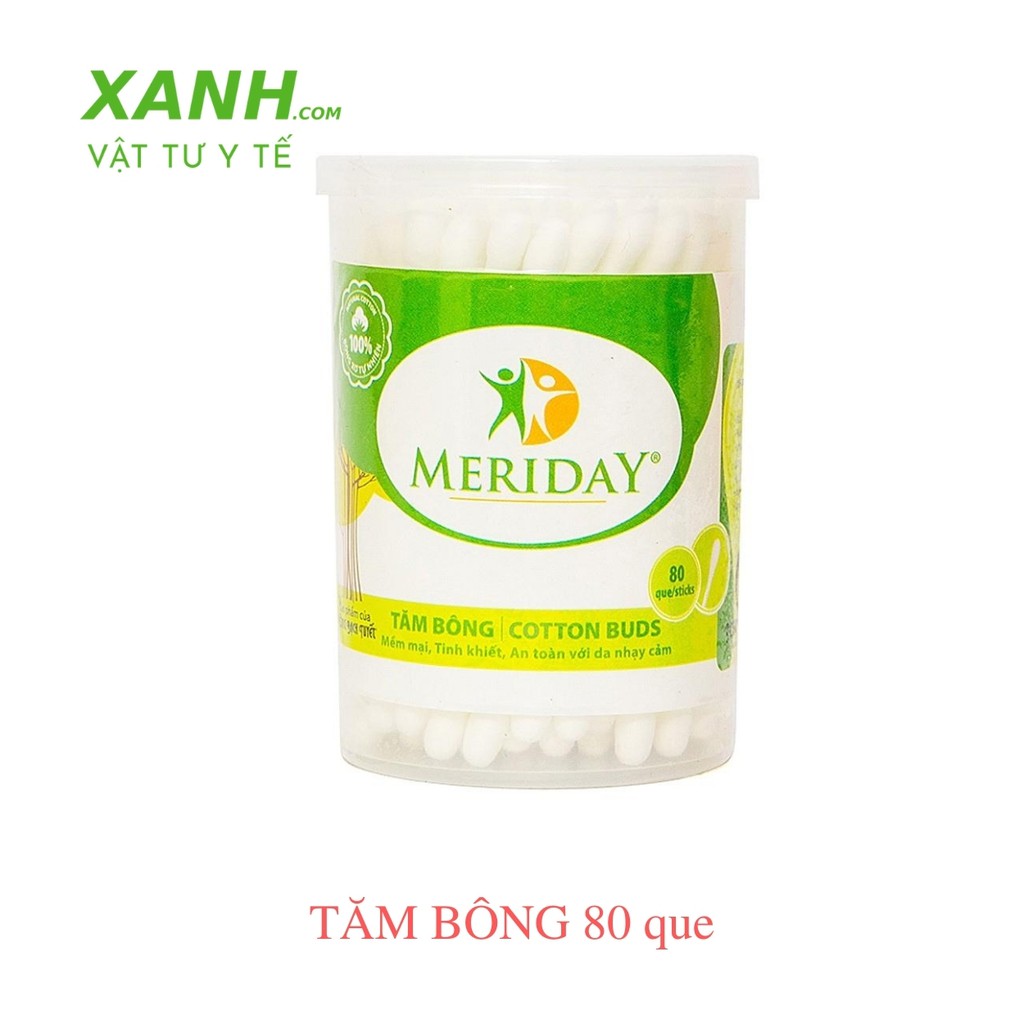 Tăm Bông Meriday 80 Que