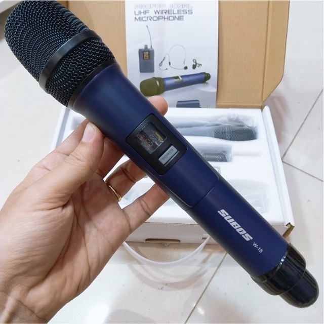 Cặp micro karaoke không dây Shengfu W15 giá tốt nhất