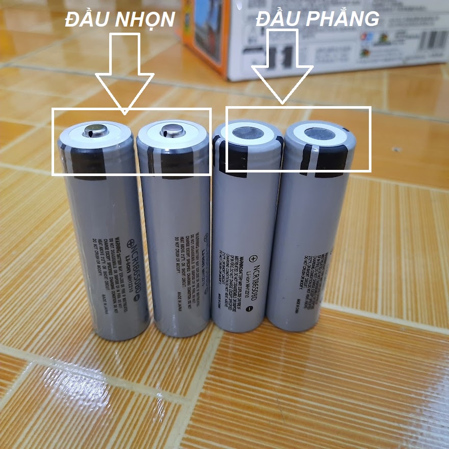 Pin sạc 18650 3.7v 3400mAh Panasonic NCR18650B Li-Ion Dùng Cho Pin Sạc Dự Phòng, Pin Laptop, Micro, Đèn Pin Pin mới 100%
