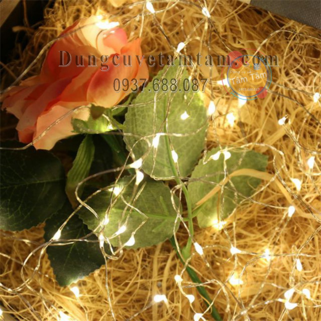 [ TÂM TÂM ]-Đèn led pin, Đèn led dùng pin dài 3 mét -Mô Hình