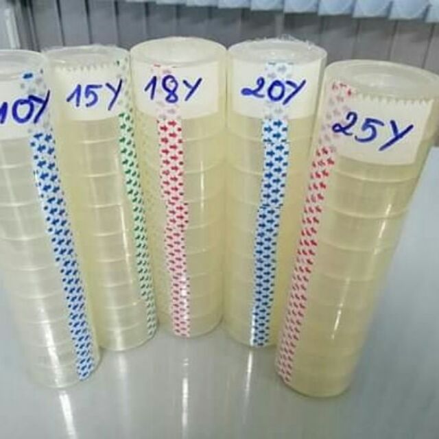 1 cây Băng keo văn phòng phẩm 18MM  cây 10 cuộn