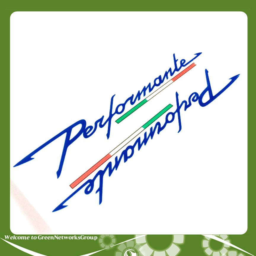 Bộ tem decal xe Performante Greennetworks