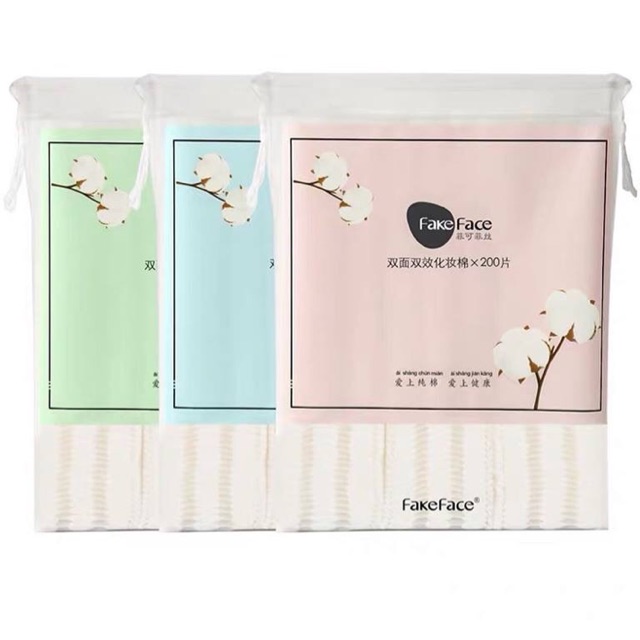 Bông tẩy trang FakeFace 100% cotton